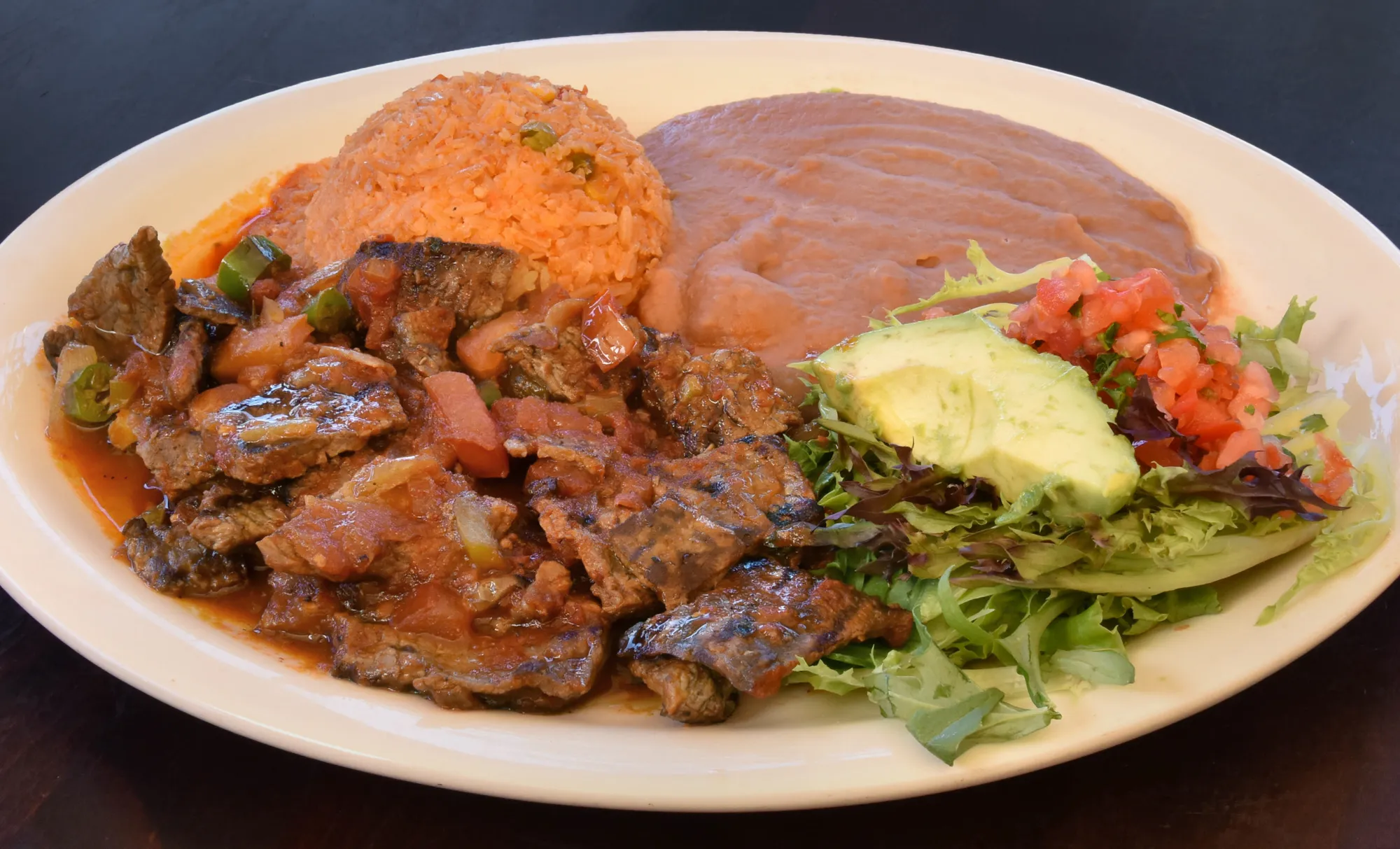 bistec a la mexicana