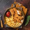 Chicken Tenders & Fries (4 pcs)